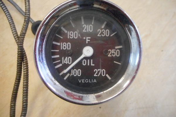 Ferrari 250, 330 Veglia Oil Temperature Gauge